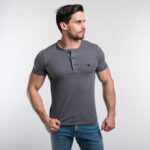 Abercrombie & Fitch férfi póló, szürke, 100% pamut - Thumbnail Image 1