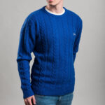 Gant férfi kötött pulóver, kék - Thumbnail Image 1