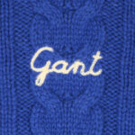 Gant férfi kötött pulóver, kék - Thumbnail Image 3