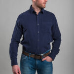 Gant férfi hosszú ujjú ing, sötétkék, 100% pamut, regular fit - Thumbnail Image 1