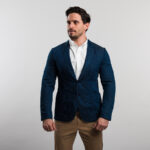 Gant férfi zakó, kék, pamut - Thumbnail Image 2