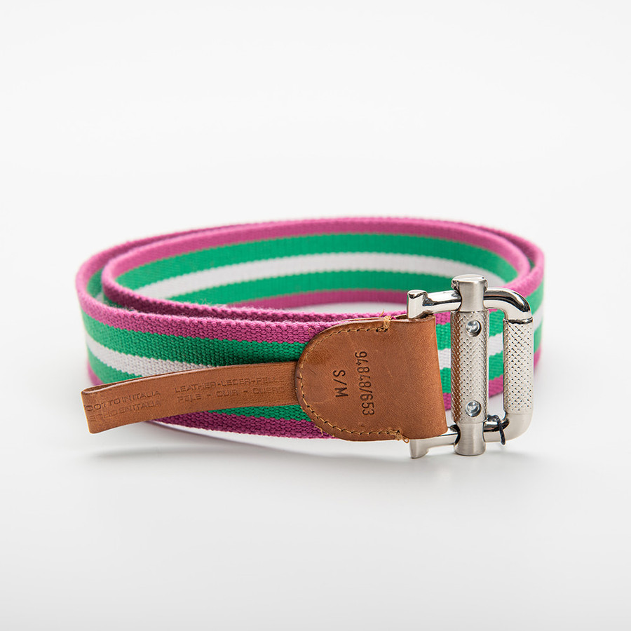Gant öv, színes csíkos, textil - Image 1