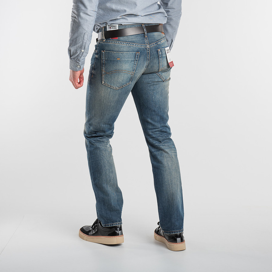 Tommy Hilfiger férfi farmer, kék, 100% pamut - Image 2