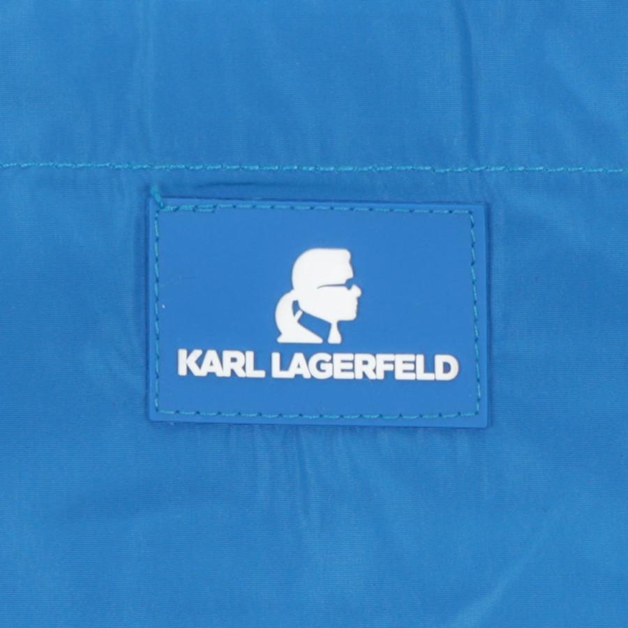 Karl Lagerfeld férfi fürdőnadrág, világoskék - Image 3