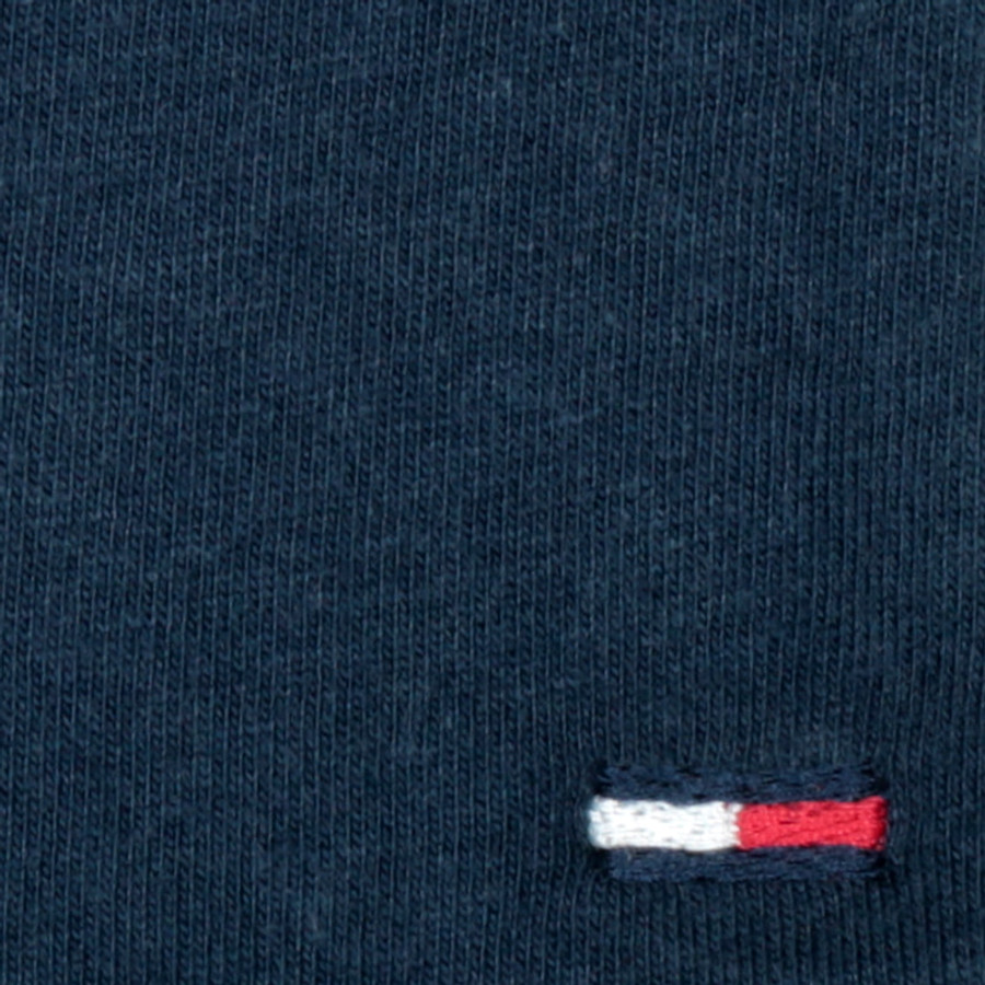 Tommy Hilfiger férfi póló, sötétkék, feliratos, 100% pamut - Image 2