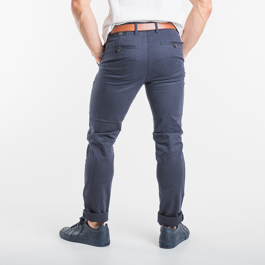 Tommy Hilfiger férfi nadrág, sötétkék, pamut - Image 2