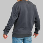 Calvin Klein férfi pulóver, szürke, feliratos - Thumbnail Image 2