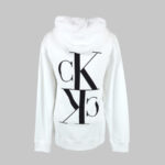 Calvin Klein férfi kapucnis pulóver, fehér, pamut - Thumbnail Image 2