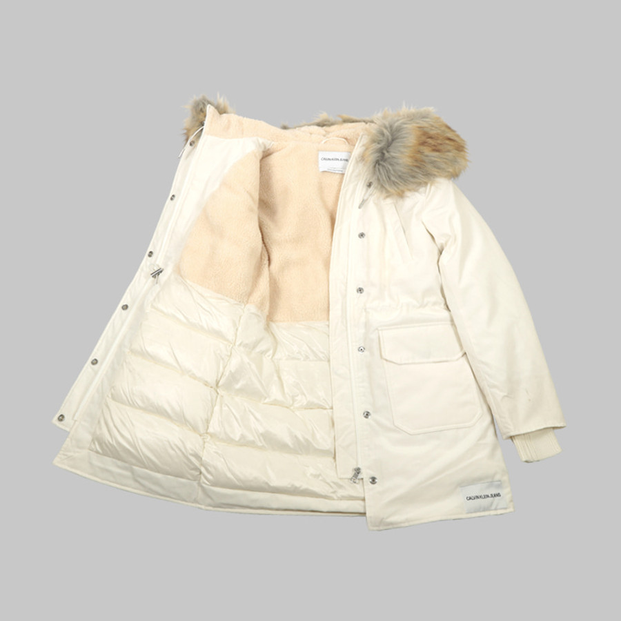 Calvin Klein női télikabát, törtfehér - Image 4