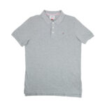 Tommy Hilfiger férfi galléros póló, világosszürke, 100% organikus pamut - Thumbnail Image 1
