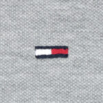 Tommy Hilfiger férfi galléros póló, világosszürke, 100% organikus pamut - Thumbnail Image 2