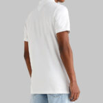 Tommy Hilfiger férfi galléros póló, fehér, pamut - Thumbnail Image 2