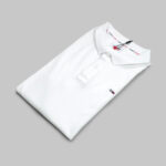 Tommy Hilfiger férfi galléros póló, fehér, pamut - Thumbnail Image 4