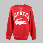 Lacoste férfi pulóver, piros, feliratos - Thumbnail Image 1