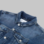 Calvin Klein férfi farmerdzseki, kék, pamut - Thumbnail Image 3