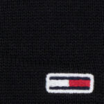 Tommy Hilfiger férfi kötött pulóver, fekete, feliratos, 100% organikus pamut - Thumbnail Image 3
