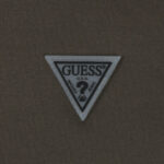Guess férfi cipzáras kapucnis pulóver, barna - Thumbnail Image 3