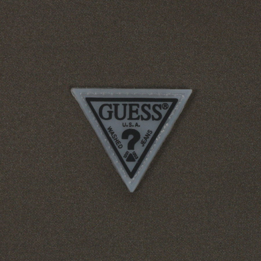 Guess férfi cipzáras kapucnis pulóver, barna - Image 3