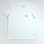 Calvin Klein férfi póló, fehér, 100% pamut - Thumbnail Image 3
