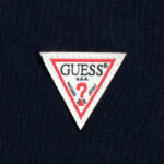 Guess férfi póló, sötétkék, pamut, super slim fit - Thumbnail Image 2