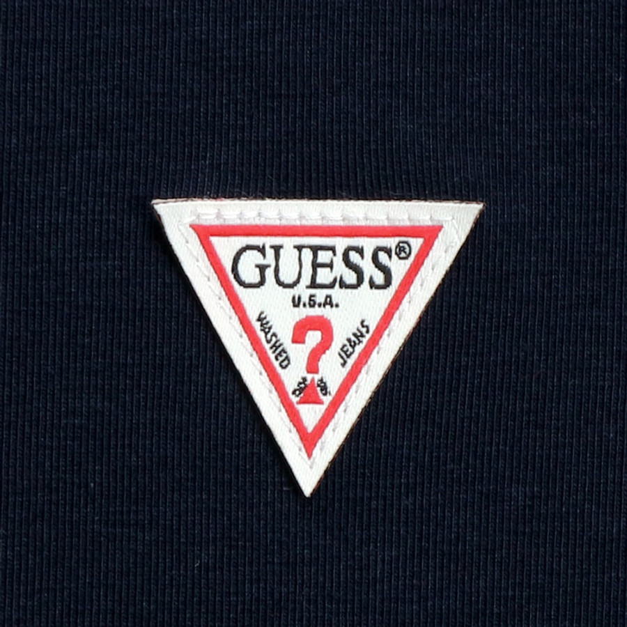 Guess férfi póló, sötétkék, pamut, super slim fit - Image 2