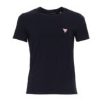 Guess férfi póló, sötétkék, pamut, super slim fit - Thumbnail Image 3