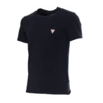 Guess férfi póló, sötétkék, pamut, super slim fit - Thumbnail Image 4