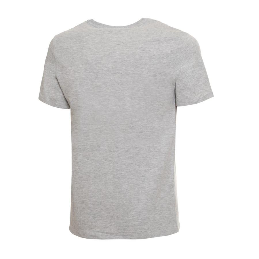 Guess férfi póló, világosszürke, feliratos, pamut, slim fit - Image 4