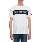 Paul & Shark férfi póló, fehér, feliratos, 100% pamut - Thumbnail Image 3