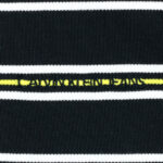 Calvin Klein férfi galléros póló, fekete-sárga csíkos, pamut, slim fit - Thumbnail Image 3