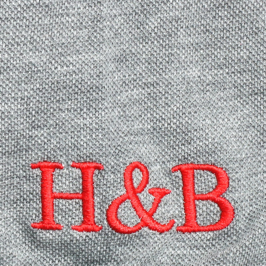 Harmont & Blaine férfi galléros póló, szürke, 100% pamut, regular fit - Image 3