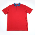 Harmont & Blaine férfi galléros póló, piros, 100% pamut, regular fit - Thumbnail Image 3
