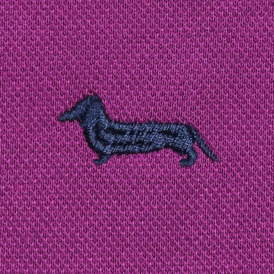 Harmont & Blaine férfi galléros póló, lila, 100% pamut, regular fit - Image 2