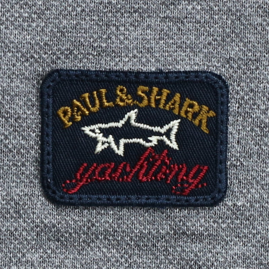 Paul & Shark férfi galléros póló, szürke, 100% pamut - Image 2