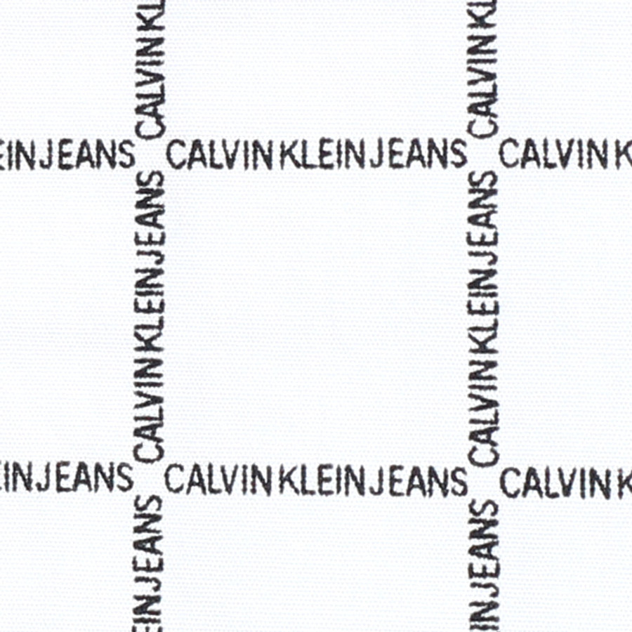 Calvin Klein férfi hosszú ujjú ing, kockás-feliratos, pamut, slim fit - Image 2