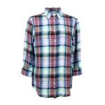 Gant férfi hosszú ujjú ing, színes kockás, 100% len, regular fit - Thumbnail Image 1