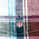 Gant férfi hosszú ujjú ing, színes kockás, 100% len, regular fit - Thumbnail Image 2