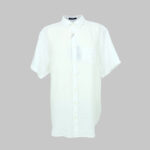 Gant férfi rövid ujjú ing, fehér, 100% len, regular fit - Thumbnail Image 1