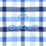 Gant férfi hosszú ujjú ing, kék kockás, tech prep, regular fit - Thumbnail Image 2