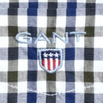 Gant férfi hosszú ujjú ing, kék-zöld kockás, 100% pamut, regular fit - Thumbnail Image 2