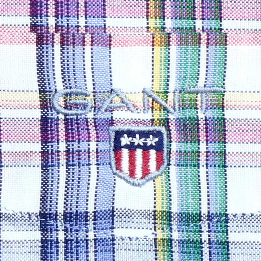 Gant férfi hosszú ujjú ing, színes kockás, 100% pamut, regular fit - Image 2
