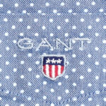 Gant férfi hosszú ujjú ing, világoskék, pöttyös, 100% pamut, regular fit - Thumbnail Image 2