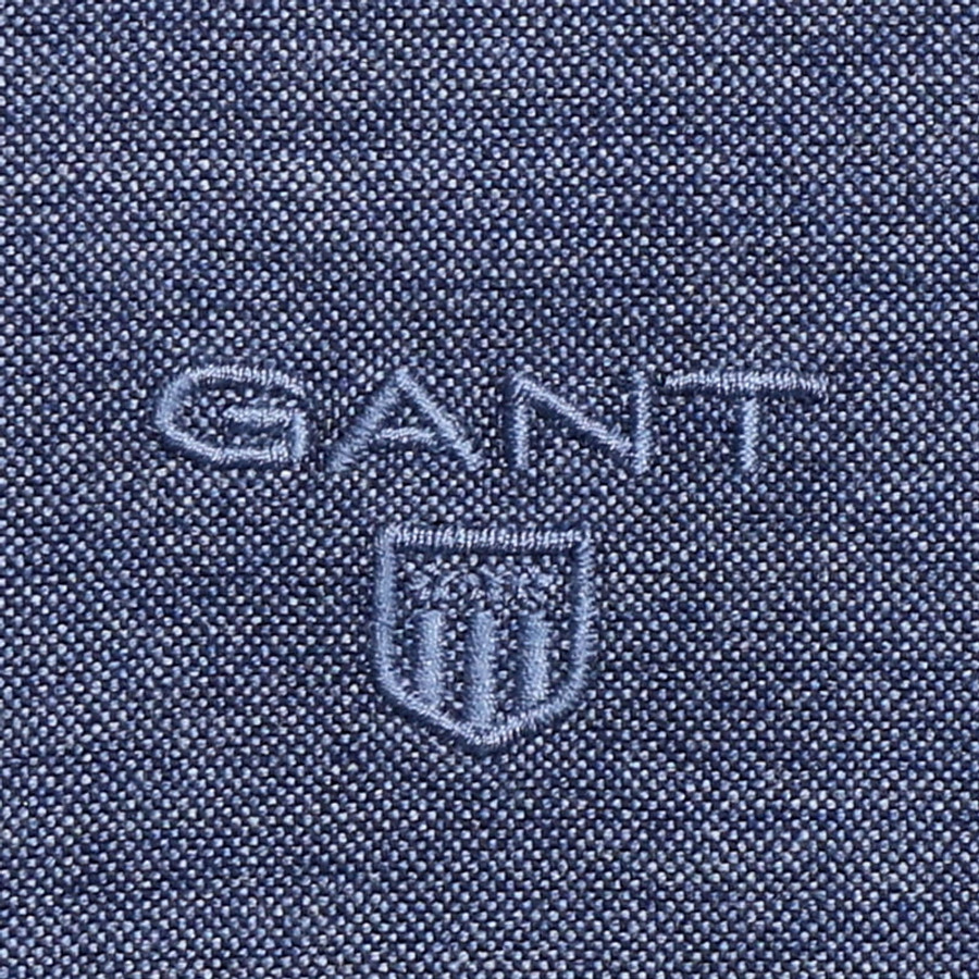 Gant férfi hosszú ujjú ing, sötétkék, 100% pamut, slim fit - Image 2