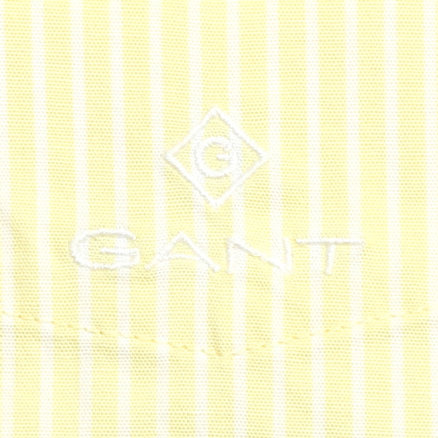 Gant férfi hosszú ujjú ing, sárga csíkos, 100% pamut, regular fit - Image 2
