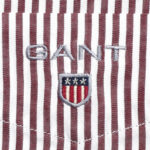 Gant férfi hosszú ujjú ing, bordó csíkos, 100% pamut, regular fit - Thumbnail Image 2