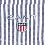 Gant férfi hosszú ujjú ing, sötétkék csíkos, 100% pamut, regular fit - Thumbnail Image 2