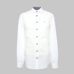 Tommy Hilfiger férfi hosszú ujjú ing, fehér, 100% pamut, slim fit, easy care - Thumbnail Image 1