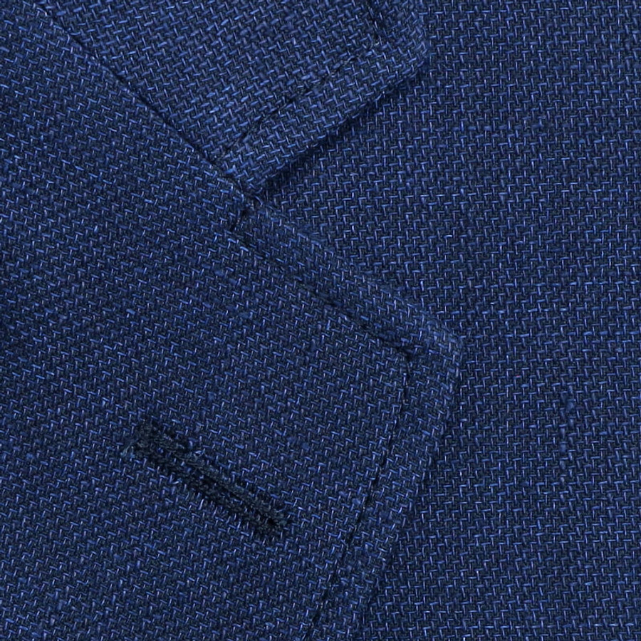 Gant férfi zakó, sötétkék, pamut-len, tailored fit - Image 2