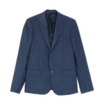 Guess by Marciano, férfi zakó, sötétkék csíkos, stretch - Thumbnail Image 1
