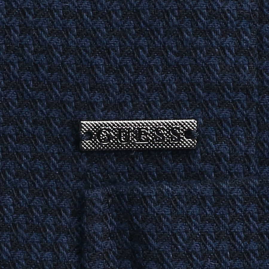 Guess férfi zakó, sötétkék, pamut, slim fit - Image 2